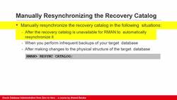 Oracle Database Administration from Zero to Hero - Using RMAN Recovery Catalog (Part 2 of 3) Instructional Video