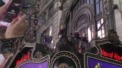 CLEAN : Confetti released in test for NYC Times Square New Year's Eve News Clip