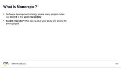 AWS Serverless Microservices with Patterns and Best Practices - Monorepo - What Is Monorepo and How Can We Use Monorepo? Instructional Video