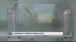 Destruction of Allerton community fridge caught on video News Clip