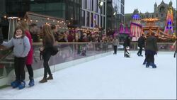 Nicola Sturgeon ice skating at an Aberdeen Christmas Market News Clip