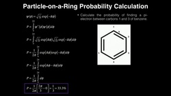 Particle-on-a-Ring Example #1: Calculate Electron Probability Instructional Video