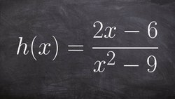 Identifying vertical, horizontal asymptotes and holes Instructional Video