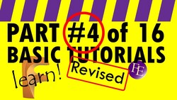 Revision of Part 4 of 16 Instructional Video