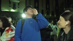 Georgian law student speaks out for freedom amid political turmoil News Clip