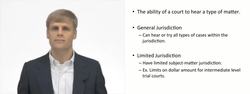 General and Limited - Subject Matter Jurisdiction Instructional Video