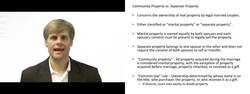 Community Property vs Separate Property - Property Law Instructional Video