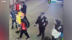 Suspects punch and kick police in head in New York City Instructional Video