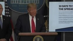 CLEAN : Coronavirus: 'The surge is coming and it's coming pretty strong,' says Trump News Clip