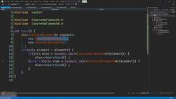 Behavioral Design Patterns in C++ - Basic Implementation-Visitor Instructional Video