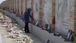 CLEAN : People visit Albania memorial honoring political prisoners killed by Iranian regime News Clip