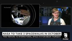 NASA's Planning Three Spacewalks in October News Clip