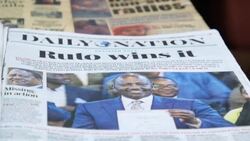 CLEAN : Kenyans in Nairobi await Odinga's reaction a day after election results News Clip