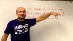 Find the intersection of two sets Instructional Video