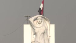 CLEAN : Flowery facelift for heart of revolt in Iraqi capital News Clip