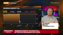 Siemens Energy Scraps Profit Guidance on Issues at Gamesa News Clip