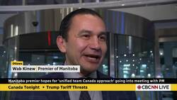 Manitoba premier hopes for 'unified team Canada approach' going into meeting with PM News Clip