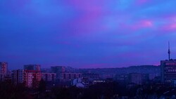 Cloudscape Dusk Stock Footage