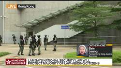Former H.K. Justice Secretary Leung Discusses Security Legislation News Clip