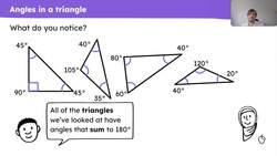 Angles in triangles Instructional Video