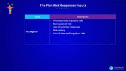 PMI-RMP Certification Training - Plan Risk Responses â€“ Input, Tools and Techniques, and Output Instructional Video