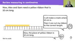 Read scales in metres and centimetres Instructional Video