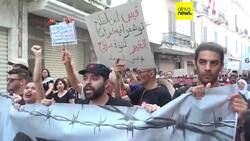 Tunisians protest against president on anniversary of his power grab News Clip