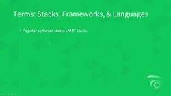 AWS, JavaScript, React - Deploy Web Apps on the Cloud - Key Terms: Stacks, Frameworks, and Languages (Part 1) Instructional Video