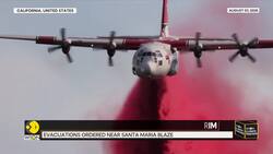 California wildfires: Los padres forest fire threatens 360 homes News Clip