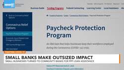 Small Banks Make Outsized Impact In PPP Applications News Clip