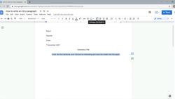 How to Write an Intro Paragraph Instructional Video