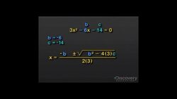 Solving an Equation of Second Degree in One Unknown Graphically and Algebraically: Example on the Quadratic Formula Instructional Video