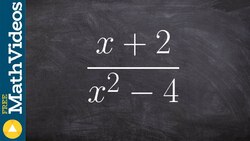 Simplify rational expressions by using special factoring techniques Instructional Video