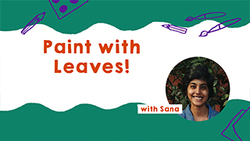 DIY Leafy Paint Technique Instructional Video