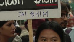 Sanitation workers in India protest over septic tank, sewer deaths News Clip