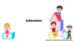 Subtraction Instructional Video