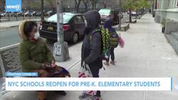 NYC Schools Reopen For Pre-K, Elementary Students News Clip