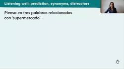 De compras en la ciudad: role play, develop listening Instructional Video