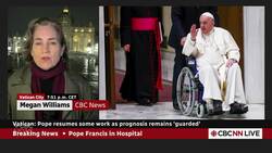Pope Francis resumes some work but still in critical condition, Vatican says News Clip
