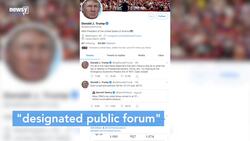 DOJ Challenging Ruling That President Can't Block Critics On Twitter News Clip