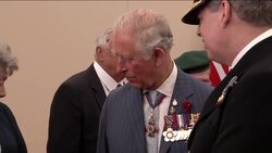 The Queen, Donald Trump, Prince Charles and Melania Trump meeting Normandy veterans News Clip