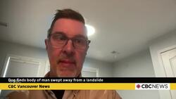 Dog finds body of man swept away by landslide News Clip