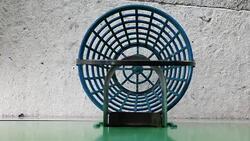 Machine Filling the Basket with Golf Balls on Driving Range Stock Footage