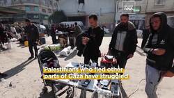 Palestinians rely on solar panels amid electricity cuts to talk to friends and family News Clip