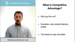 Marketing - What is Competitive Advantage Instructional Video