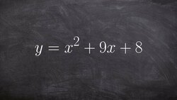 Transfer an equation standard form to vertex form when b is not divisible Instructional Video