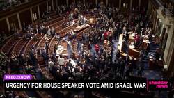 Urgency for House Speaker Vote Amid Israel War News Clip