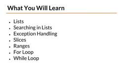 Python 3 for Beginners: Python Lists, Slices, and Loops Instructional Video