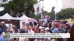 Taiwan's controversial bill: Parliament sits for the second reading News Clip