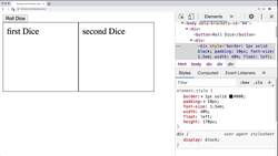 Modern Web Design with HTML5, CSS3, and JavaScript - Creating Elements and Building HTML for a Dice Game Instructional Video